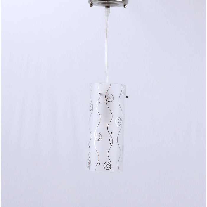 LAMP. TECHO NIQUEL SATINADO 1L E27 60W