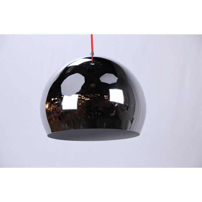 LAMP. COLGANTE CROMO 1L E27 60W