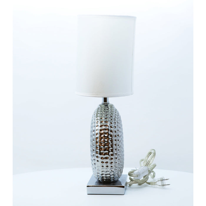 Lámpara Mesa Cromo 1L E27 60W