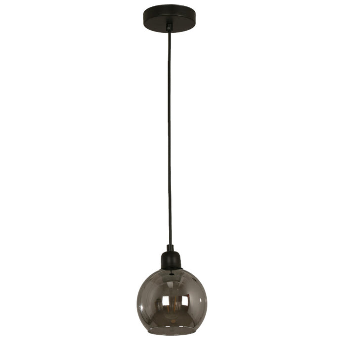 LAMP. COLGANTE NEGRO 1L E27 40W