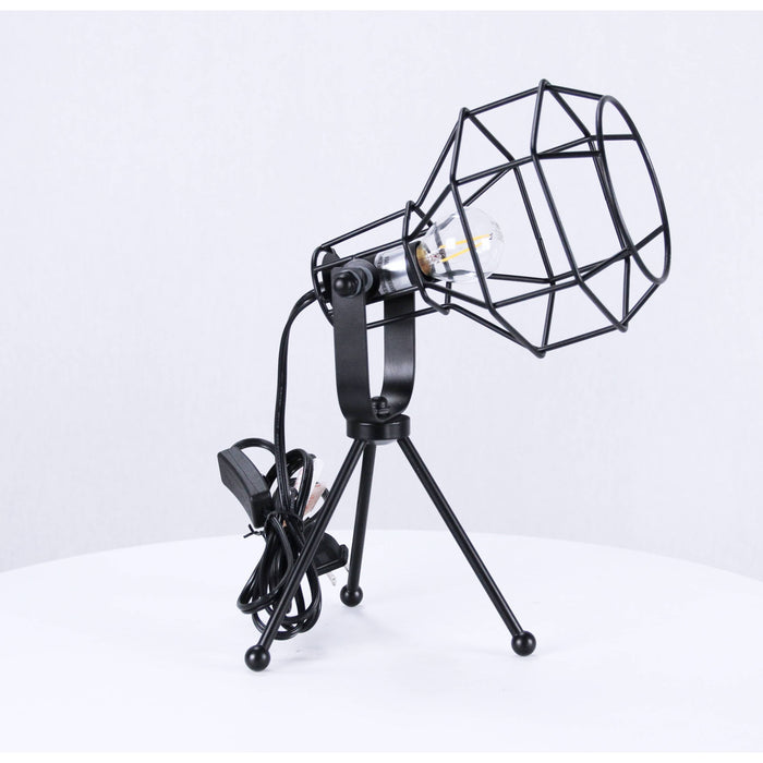 LAMP. MESA NEGRO 1L E14 25W N/B