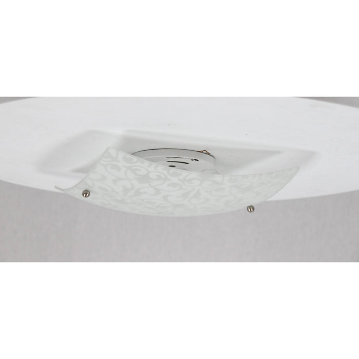 LAMP. TECHO NIQUEL SATINADO 3L E27 60W