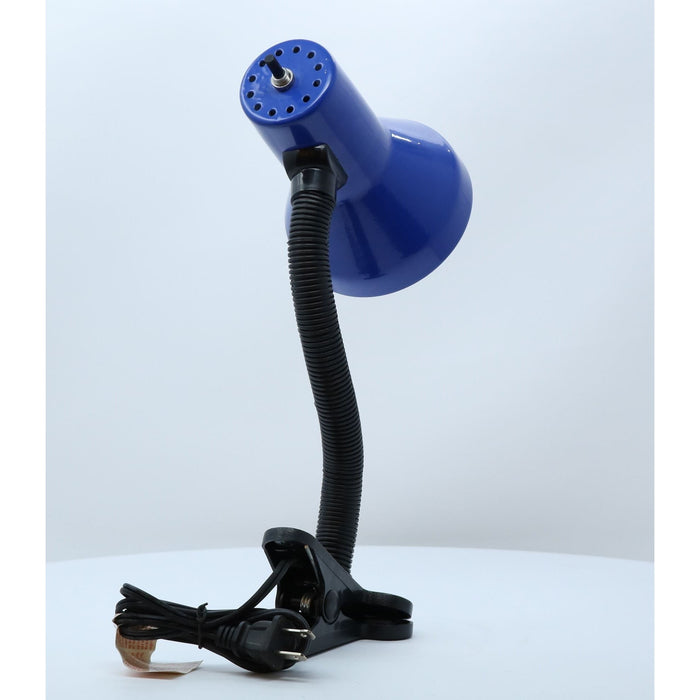 LAMP. ESCRITORIO DE HORQUILLA AZUL Y NEGRO 1L E27 40W