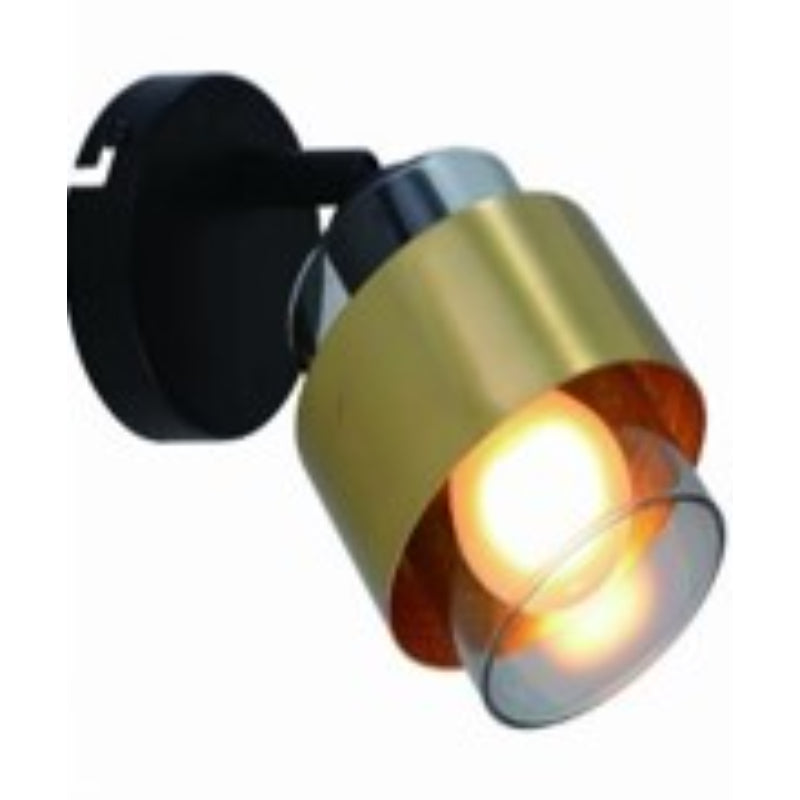 LAMP. DE PARED 1L NEGRO 30W 127V E27