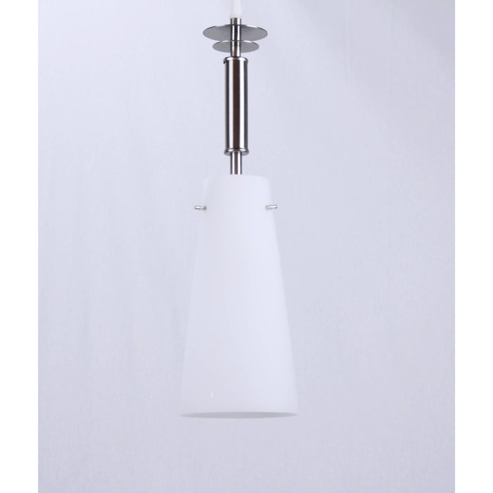 LAMP. COLGANTE BLANCO 1L E27 60W