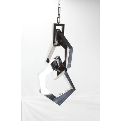 LAMP. TECHO PLATEADO 8L GU10 50W (I/B)