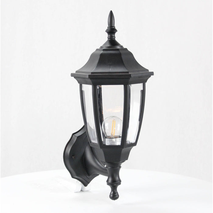 LAMP. EXT. PARED NEGRO 1L E27 40W (2 PIEZAS)