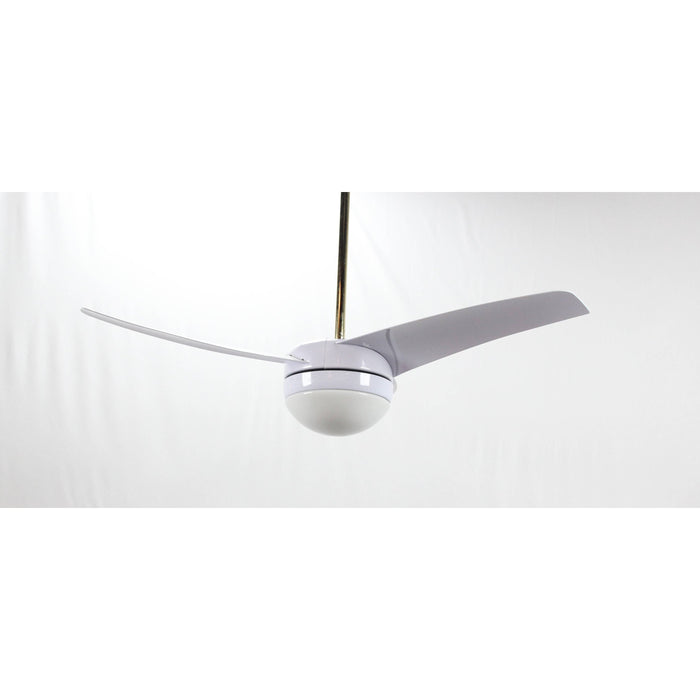 VENTILADOR DE TECHO 42" BLANCO 2L E27 40W CON CONTROL DE PARED