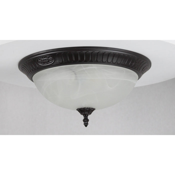 LAMP. TECHO BRONCE CEPILLADO 2L E27 40W