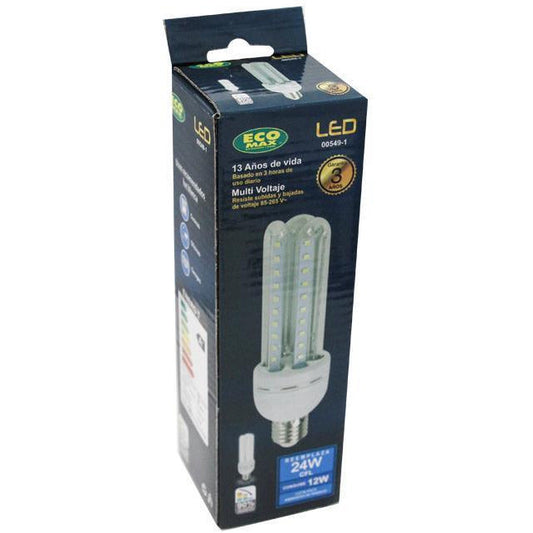 BOMBILLO LED 3U E27 12W 85-265V 6500K