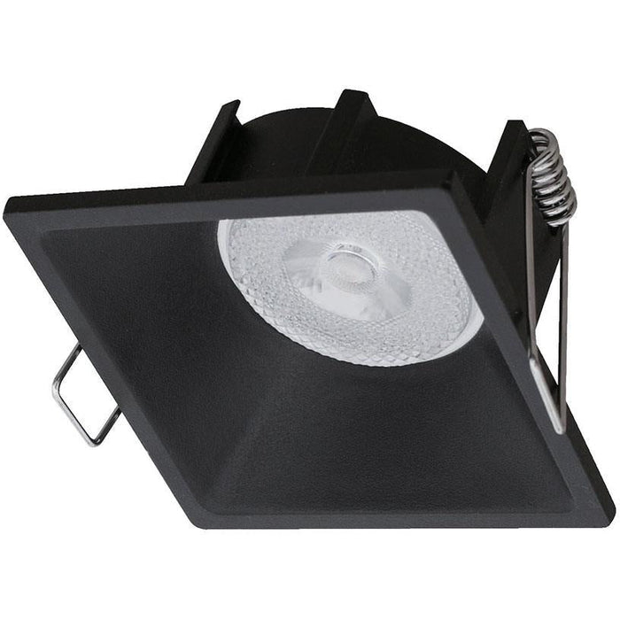 LAMP. TECHO EMPOTRABLE NEGRO 1L GU10 13W