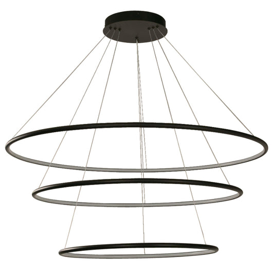 LAMP. LED COLGANTE NEGRO 1L 130W 120-277V 3000K