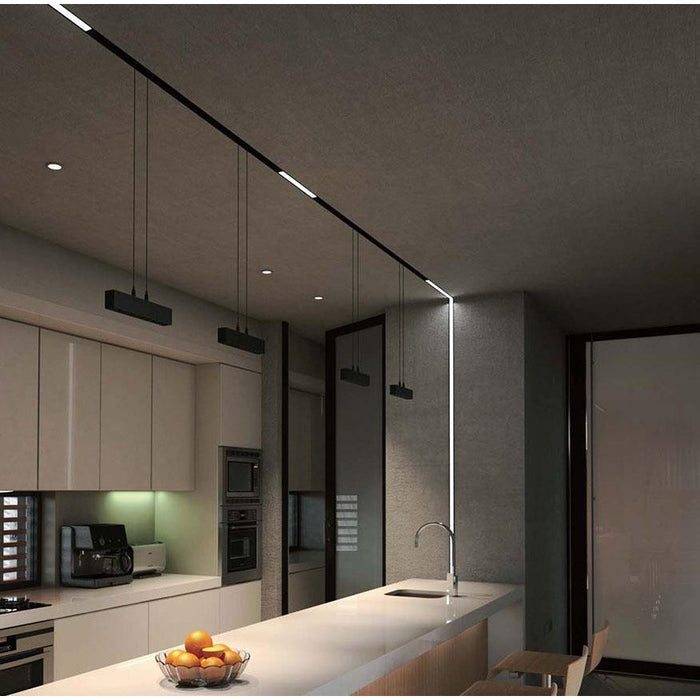 Lámpara Led Techo Slim Negro 1L 22W 24V 3000K Beam Angle 40°