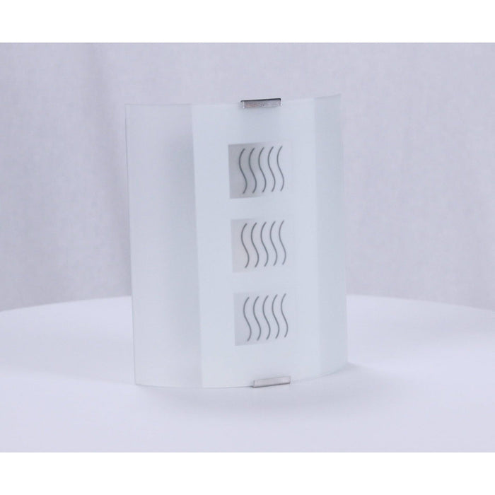 LAMP. PARED NÍQUEL SATINADO 1L E14 60W