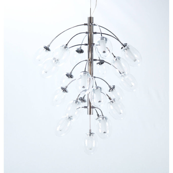 LAMP. LED TECHO  CROMO 22L 26W 100-240V3000K