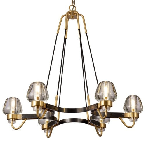 LAMP. TECHO BRONCE 6L E14 40W