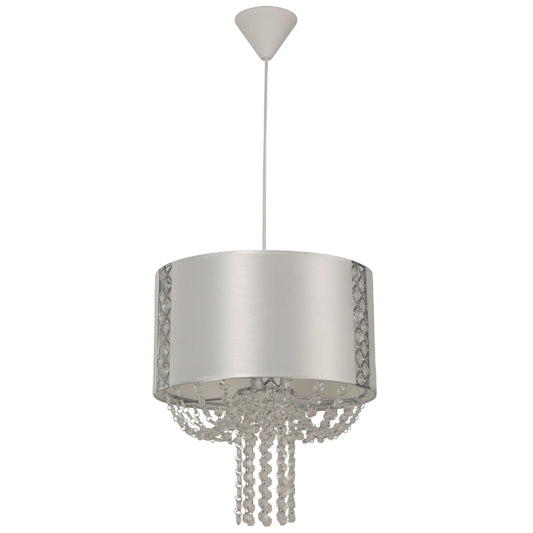 Lámpara Colgante Blanco 1L E27 60W