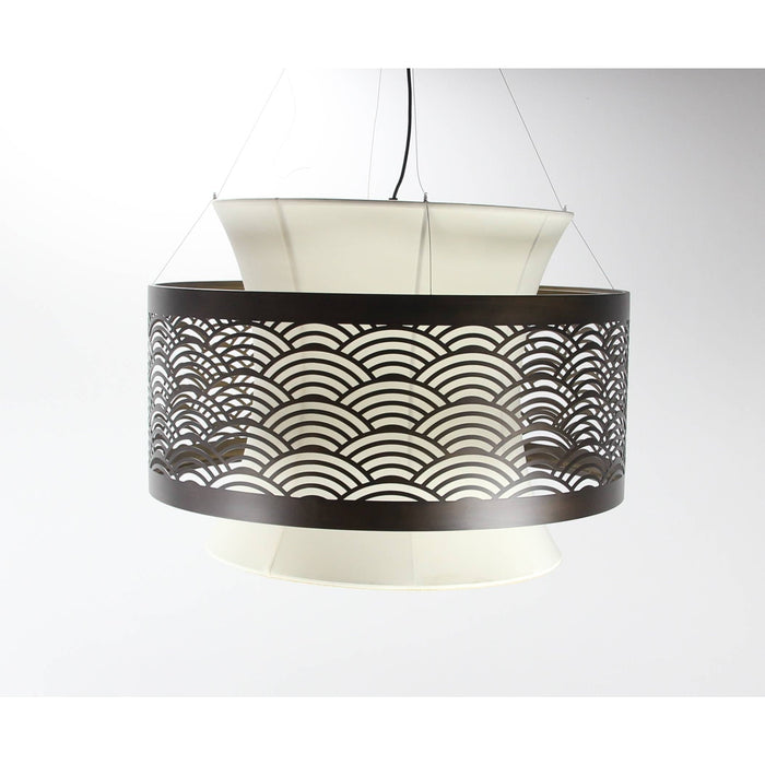 LAMP. COLGANTE NEGRO 5L E27 40W