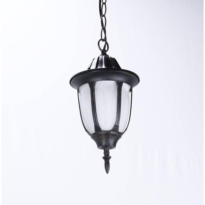 LAMP. EXT. COLGANTE NEGRO 1L E27 60W (CONVERTIBLE)