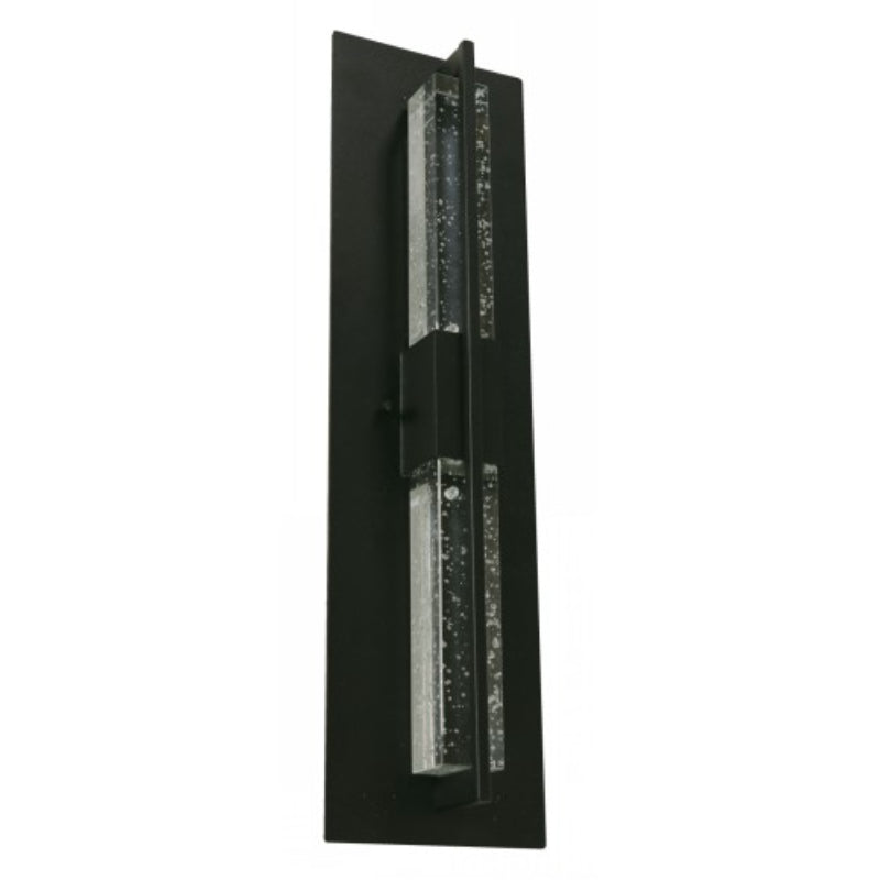 LAMP. LED EXT. DE PARED NEGRO 11W 100-240V 3000K