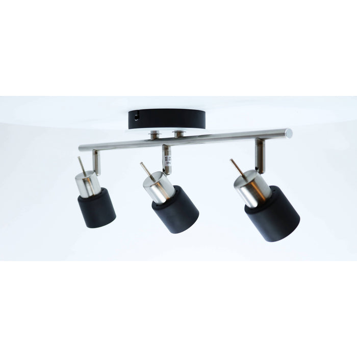 LAMP.TECHO NIQUEL SATINADO 3L GZ10 50W N/B