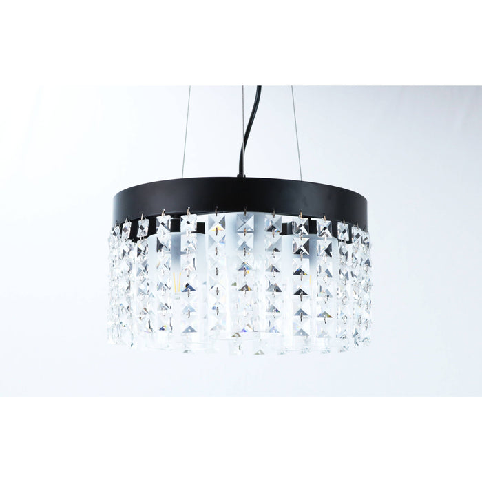 LAMP. COLGANTE NEGRO 3L E27 60W