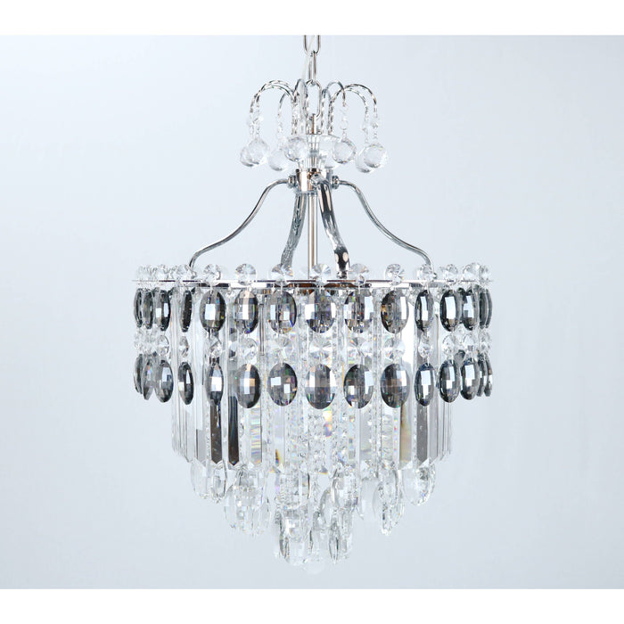 LAMP. TECHO CROMO 5L E14 40W
