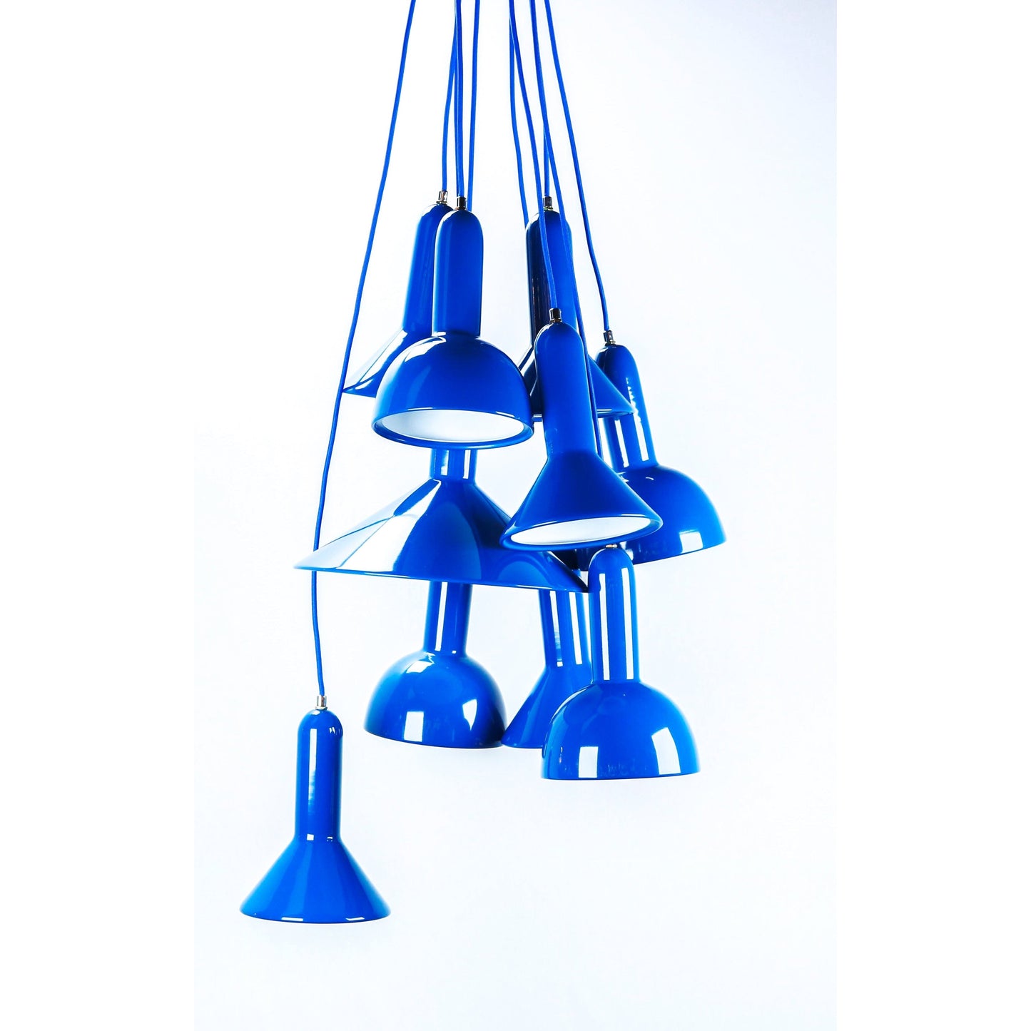 Lámpara Techo Azul 10L E27 40W