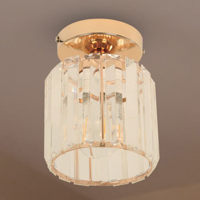 LAMP. TECHO DORADO 1L E27 60W