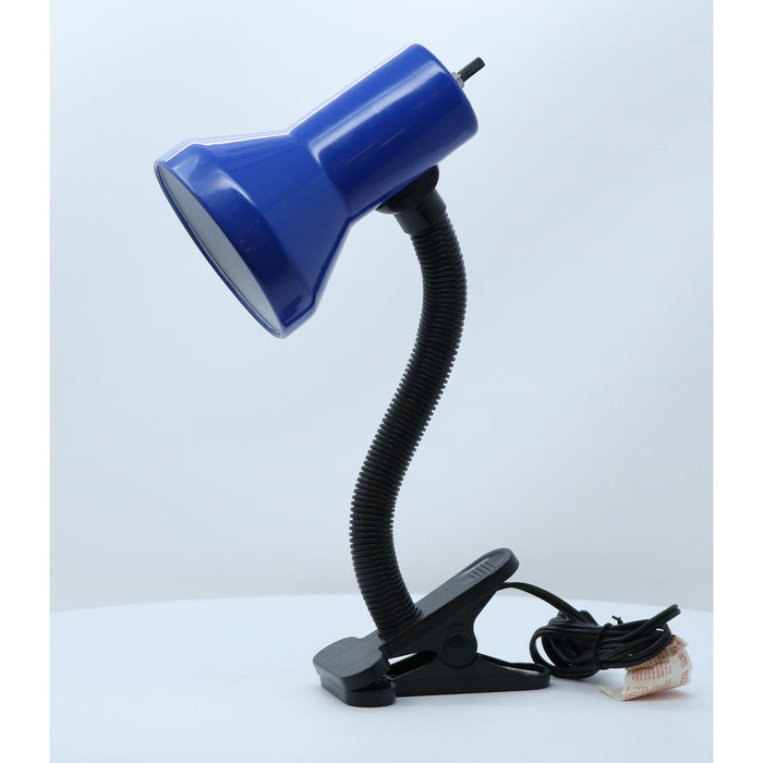 LAMP. ESCRITORIO DE HORQUILLA AZUL Y NEGRO 1L E27 40W