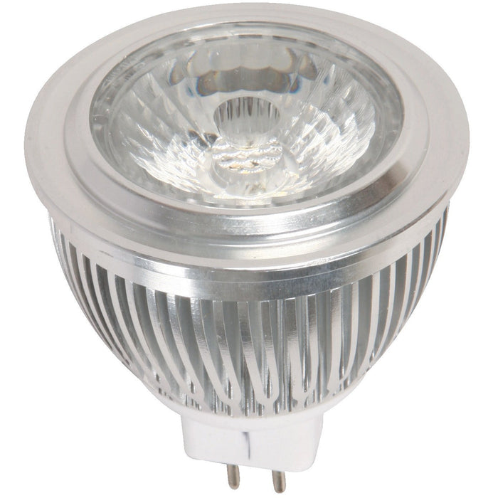 BOMBILLO LED MR16  5W 100-277V 5000K ACABADO EN PLATEADO