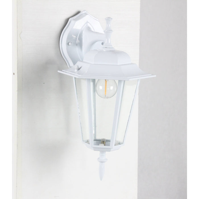 LAMP. EXT. PARED BLANCO 1L E27 100W