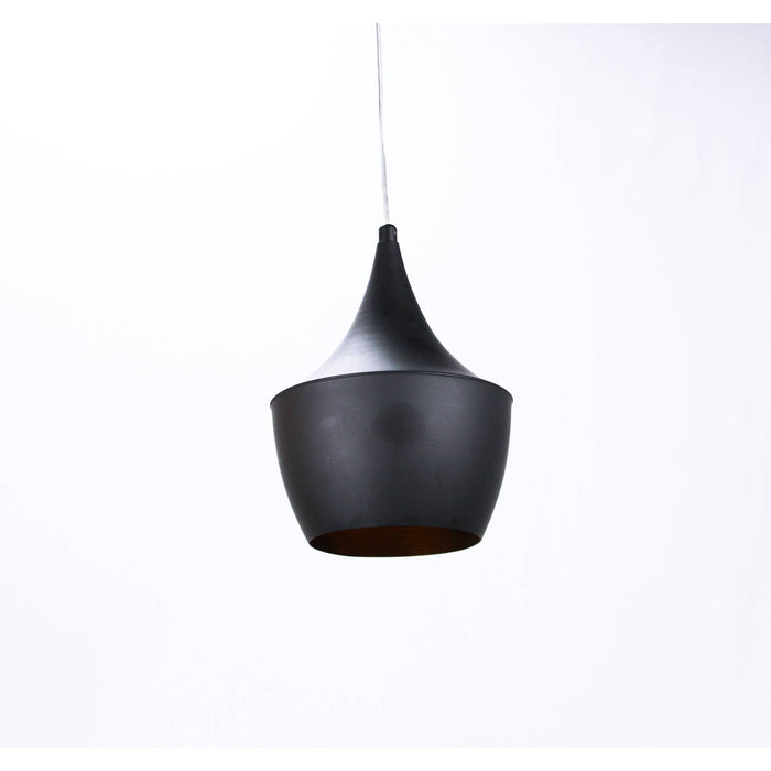 LAMP. COLGANTE NEGRO 1L E27 60W