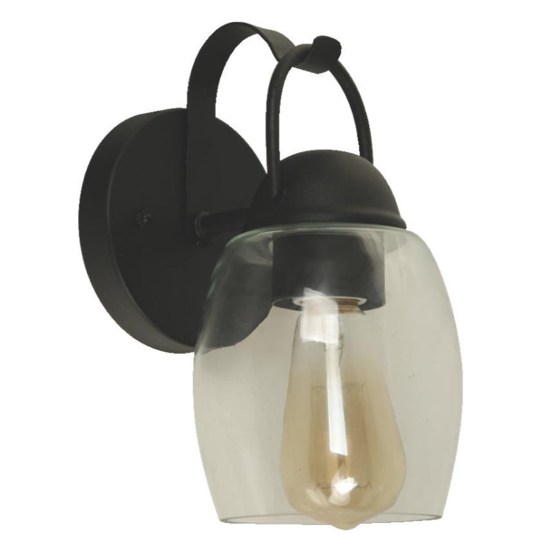 LAMP. EXT. PARED NEGRO 1L E27 40W
