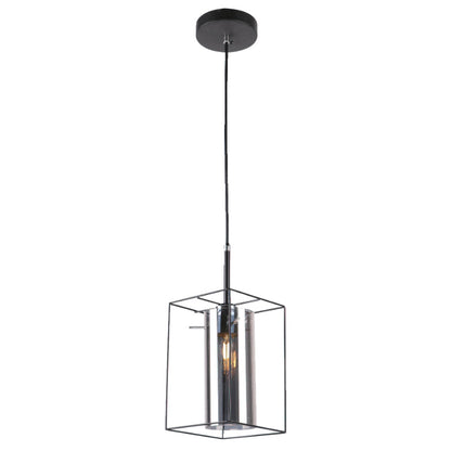 LAMP. COLGANTE NEGRO 1L E27 60W