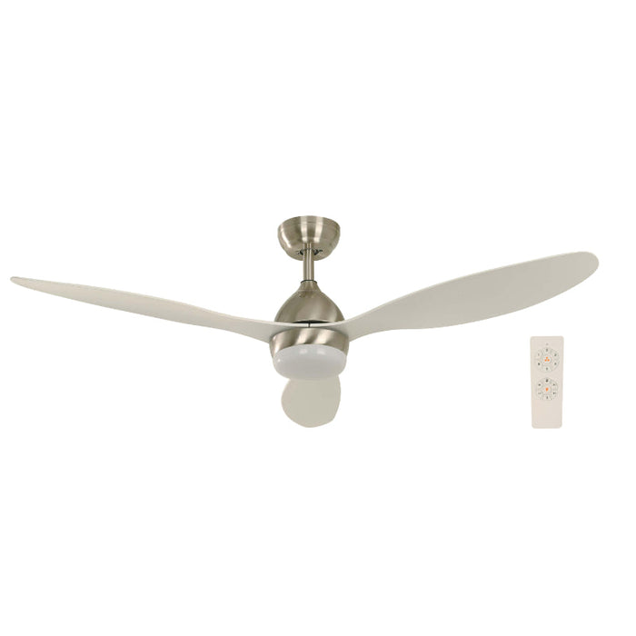 VENTILADOR LED DE TECHO DC 52" 18W 3000/4000/6500K CON CONTROL REMOTO