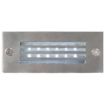 LAMP.PARED 12 LEDS*1W 127V 60HZ ACAB. NIQUEL SATINADO