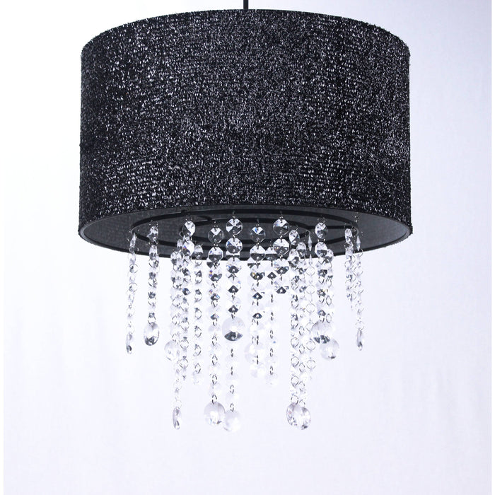 Lámpara Colgante Negro 1L E27 60W