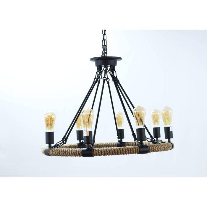 LAMP. COLGANTE BRONCE 8L E27 60W