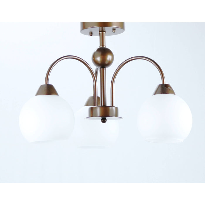LAMP. TECHO CHOCOLATE 3L E27 60W