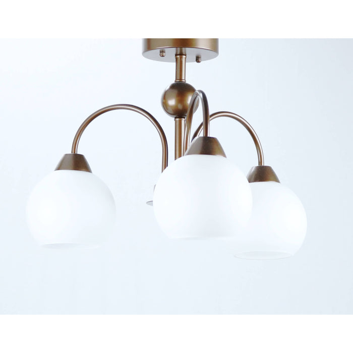 LAMP. TECHO CHOCOLATE 3L E27 60W