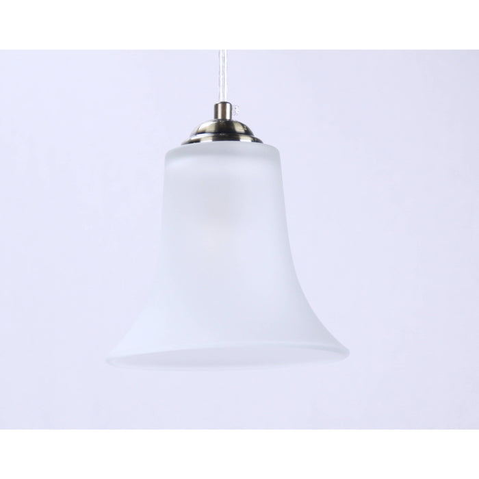 LAMP. COLGANTE BRONCE ANTIGUO 1L E27 60W (BASE ENROSCABLE)