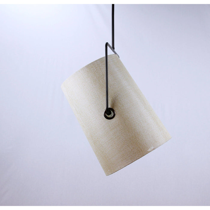 LAMP. COLGANTE BRONCE CEPILLADO 2L E14 40W
