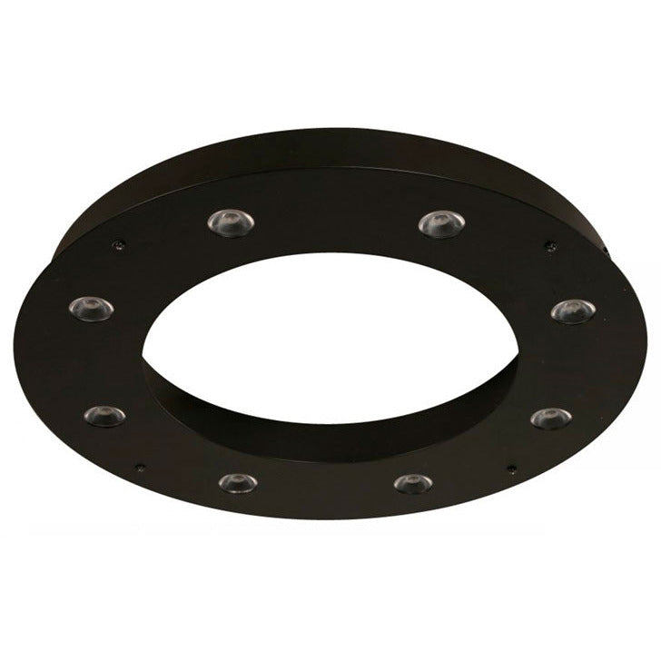 Lámpara Led Techo Negro 12W 120V 3000K (Atenuable)