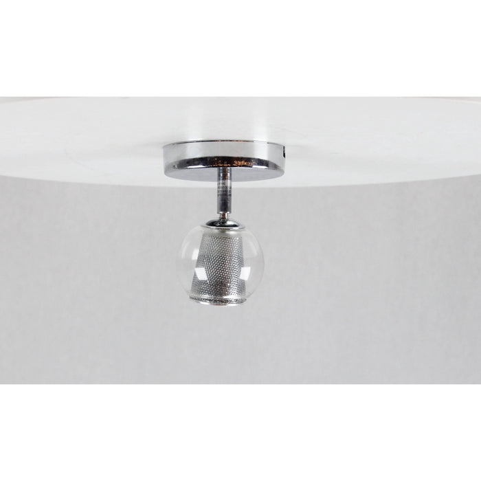 LAMP. TECHO CROMO 1L GU10 50W