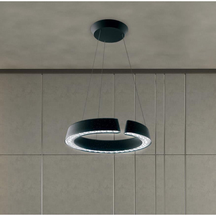 LAMP. LED COLGANTE CRISTAL INSIDE/OUT BLANCO 42W