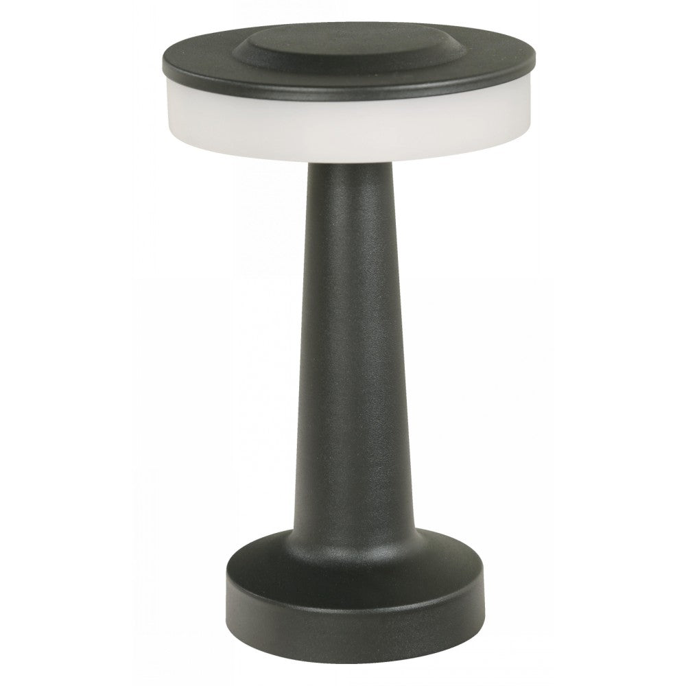 LAMP. LED DE MESA NEGRO 2W 5V 3000K/4000K/6000K RECARGABLE