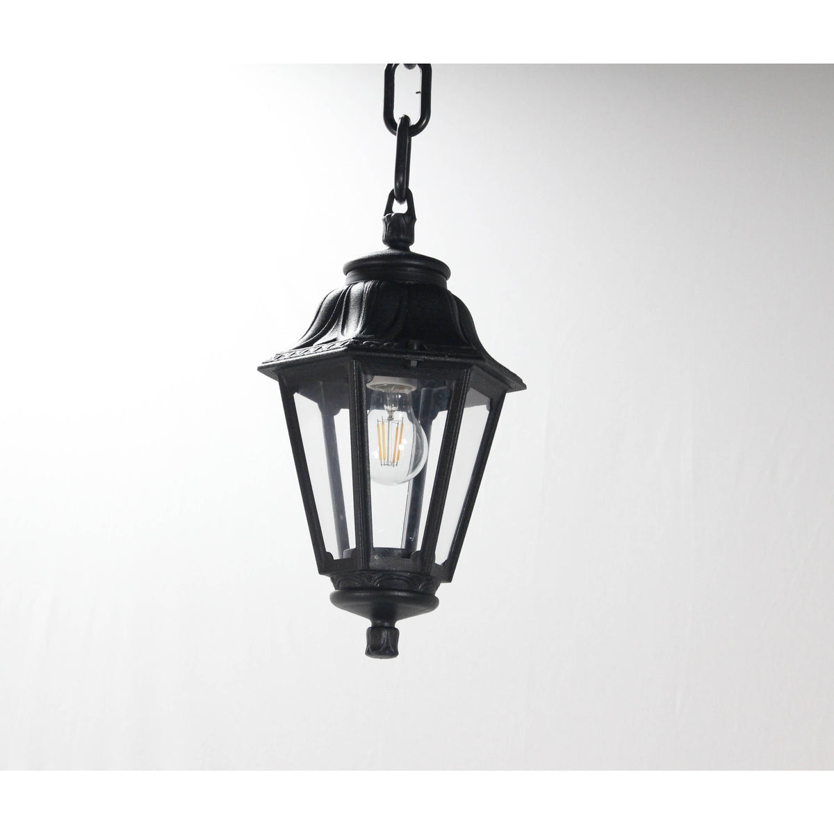 LAMP. EXT. COLGANTE SICHEM/ANNA NEGRO 1L E27 12W