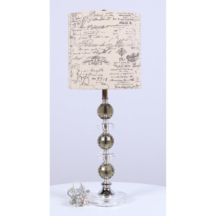 LAMP. MESA CROMO 1L E27 60W