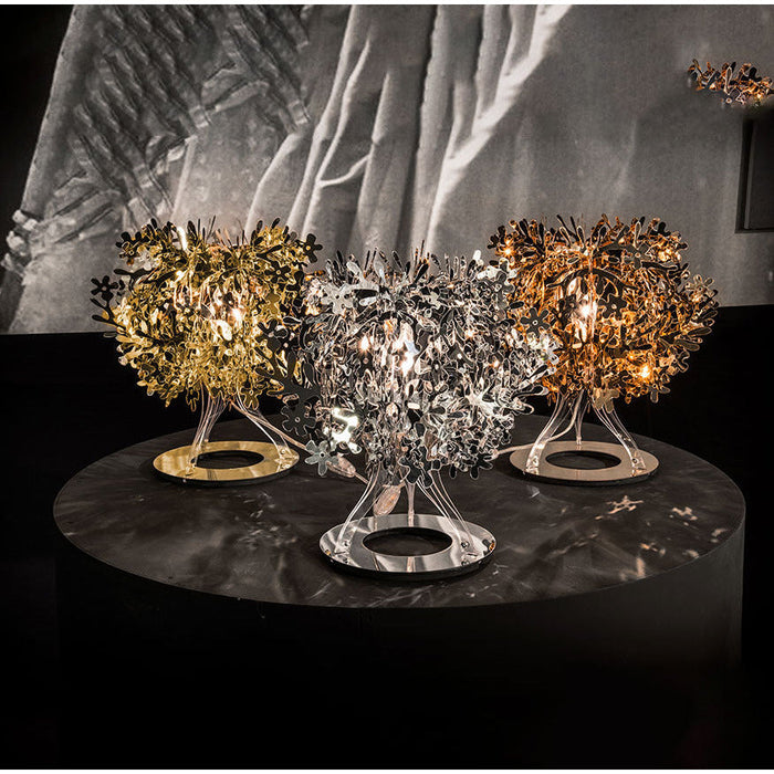LAMP. MESA FIORELLINA DORADO 1L E14 6W